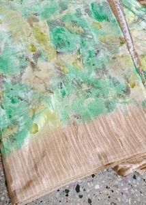 Elegant Floral Saree