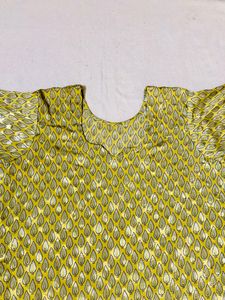 Lime Green Crepe Salwaar Suit Set