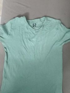 Green Round Neck T-Shirt