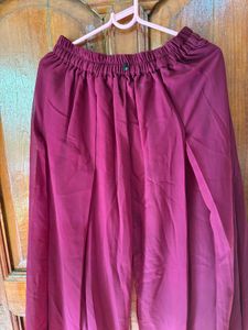 Bright Marron Colour Dress For Girls