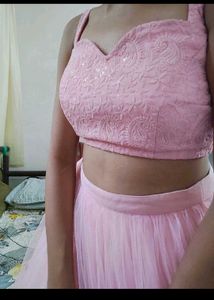 Pink Lehenga Choli Set