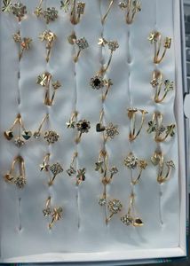 Combo Of 4 Gold Plated Ring
