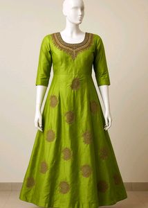 Green Grand Kurthi Dress For Function