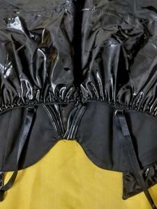 Latex Black Party Dress