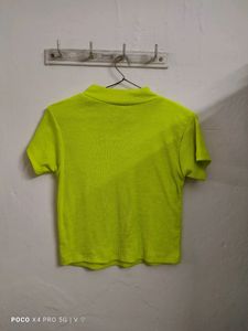 Neon yellow top