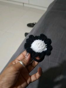 Cute Crochet Flower Hair Clip