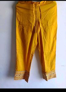 Elegant Yellow Embroidered Kurta Set