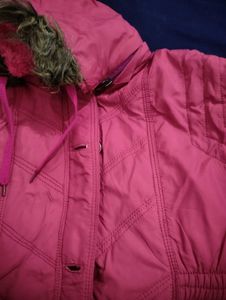Woolen Jacket With Cap