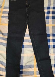 grab high navy blue slim fit jeans