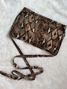 Y2K Snake Print Top 🫶🏻