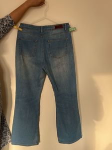 Flared Denim Jeans