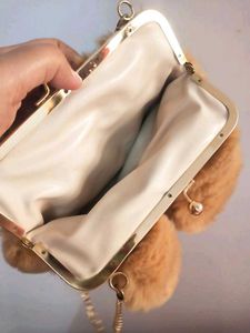 Soft Fur Bunny Clutch