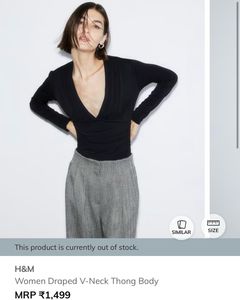H&amp;M Black Bodysuit