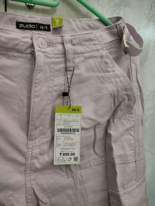 Zudio Lilac Cargo Pant.
