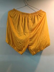 yellow satin night suit 👍