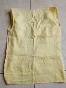 Yellow Sleeveless Top