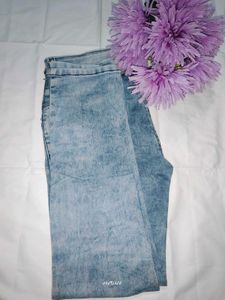 Acid Wash Denim Jeans