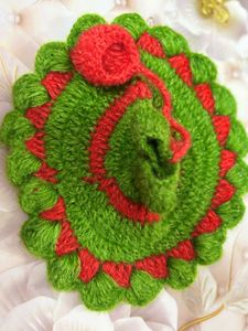 Handcrafted Idol Dress colour green