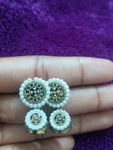 Pearl Jhumka Earrings