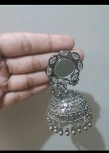 Oxidized Heavy Jhumkha