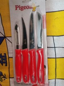 Pigeon Knife Set (Pack Of 4 Knives)