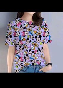 Mickey Mouse Print Tee