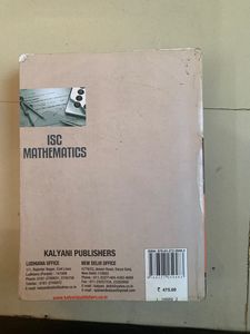 ISC Mathematics Book- Class 12