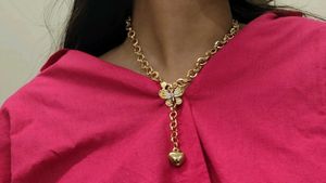 Butterfly Heart Necklace
