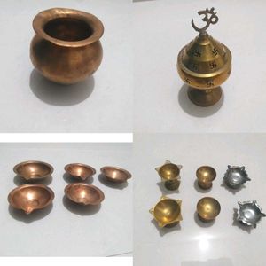 Kalash, Diya , Puja Need