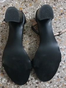 Black Heeled Sandals