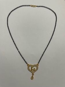 Golden Heart Shaped Mangalsutra
