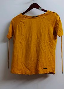 Roadster Mustard Trendy Tops