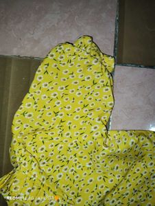 Yellow Floral Top