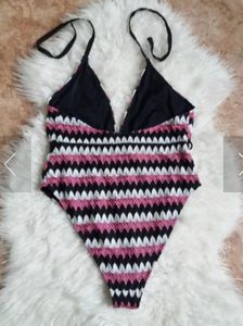 Chic Patterned One-Piece Swimsuit