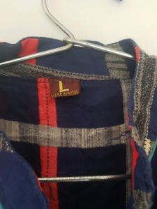 Blue Red Kurti