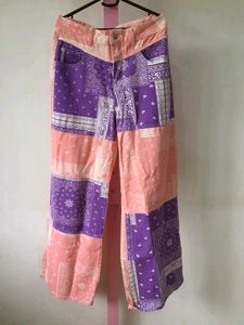 💥Huge Price Drop💥SHEIN Color Block Wide Jea