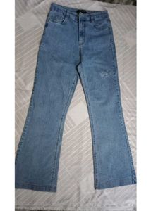 Flared Denim Jeans
