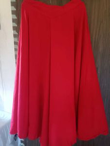 Red Flowy Palazzo