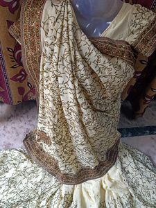 Elegant Floral Saree