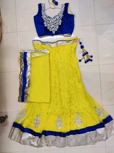 Yellow Bridal Lahenga❤️‍🔥🧜‍♀️Marriage Offer 50%o