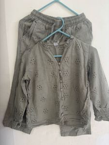 Girls' Olive Green Set