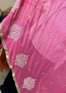Calcutta Embroidery Kurta,Dupatta &amp; Go Colors Pant