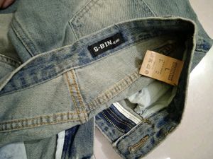 vintage washed jeans