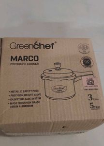 GreenChef Pressure Cooker New with tag 3L aluminiu