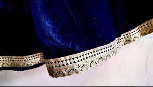 Velvet Fully Stitchd Lehnga Choli With Dupata