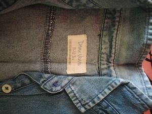 Kids Sleeveless Denim Jacket