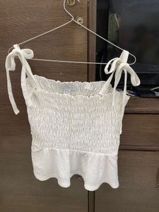 White Tie Top