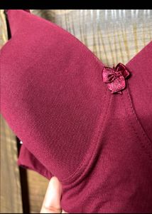 Burgundy Bra
