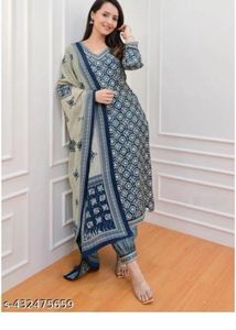 Elegant Printed Kurta Set