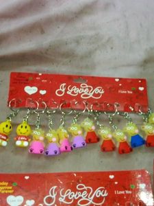 Excellent Bulk of More Than 50 Unique Keychains